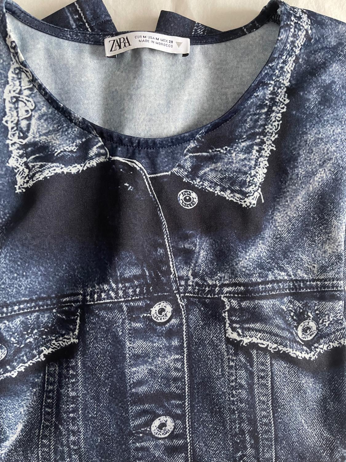 DENIM-EFFECT T-SHIRT - Image 3