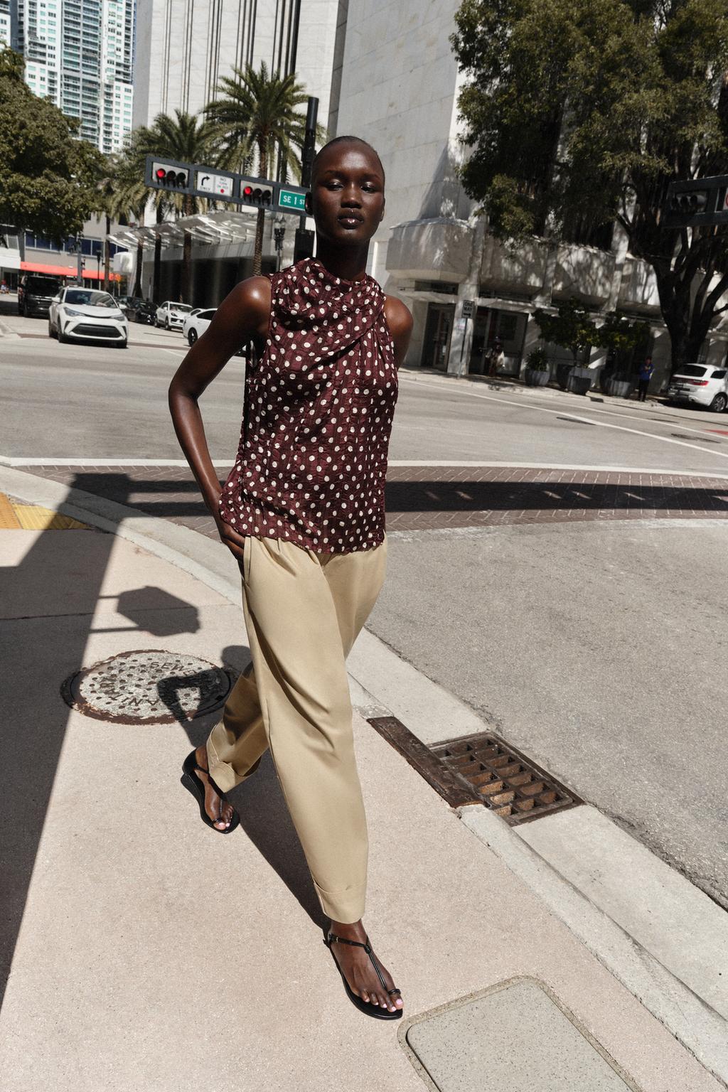 POLKA DOT BLOUSE - image 2