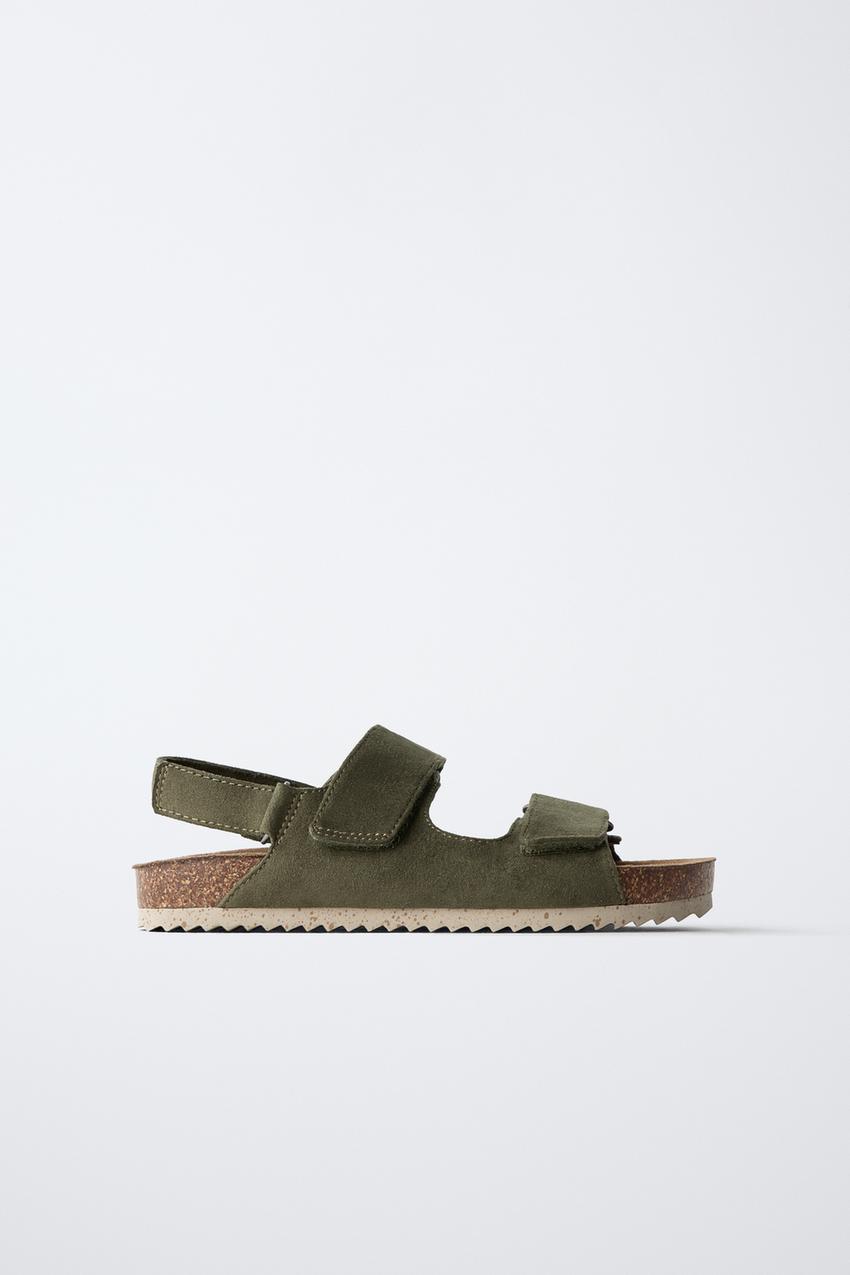 zara adhesive strap sandals