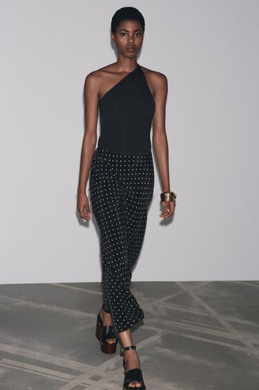ZW COLLECTION LONG SKIRT - Black / White by Zara - Image 1