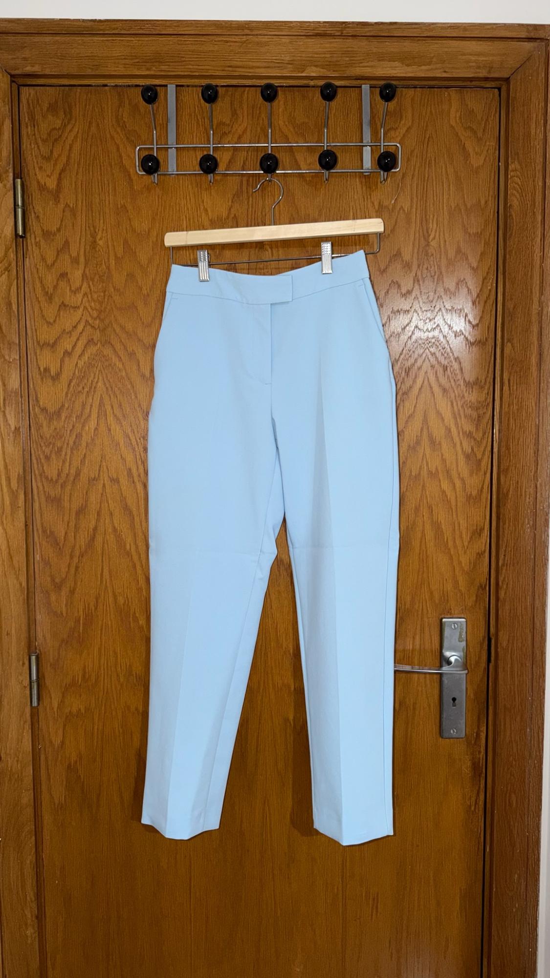 HIGH-WAIST SLIM FIT TROUSERS - Image 2