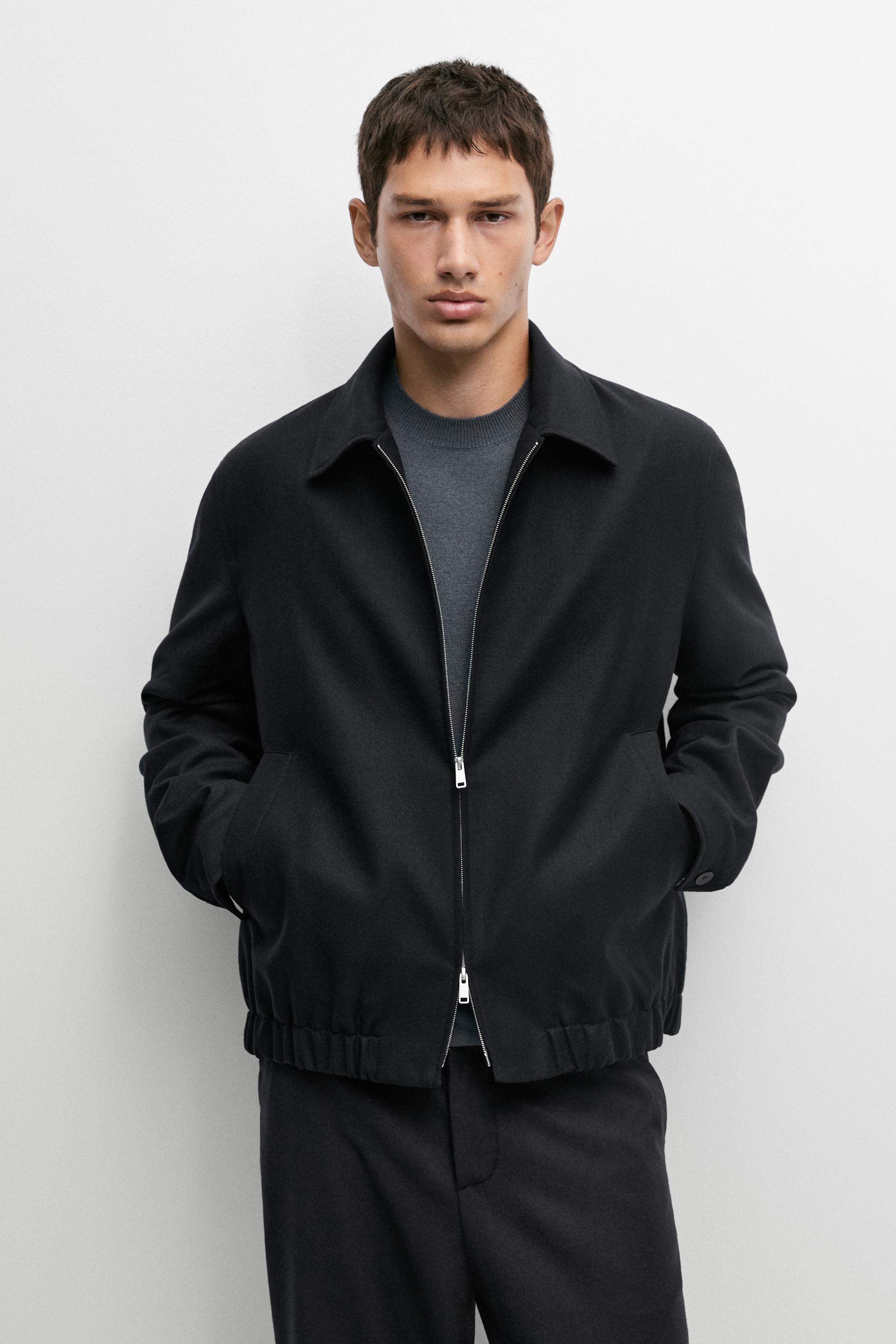 100% Wool Bomber Jacket Total Look