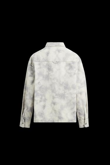 ÜBERHEMD MIT ABSTRAKTEM MUSTER - Print von Zara