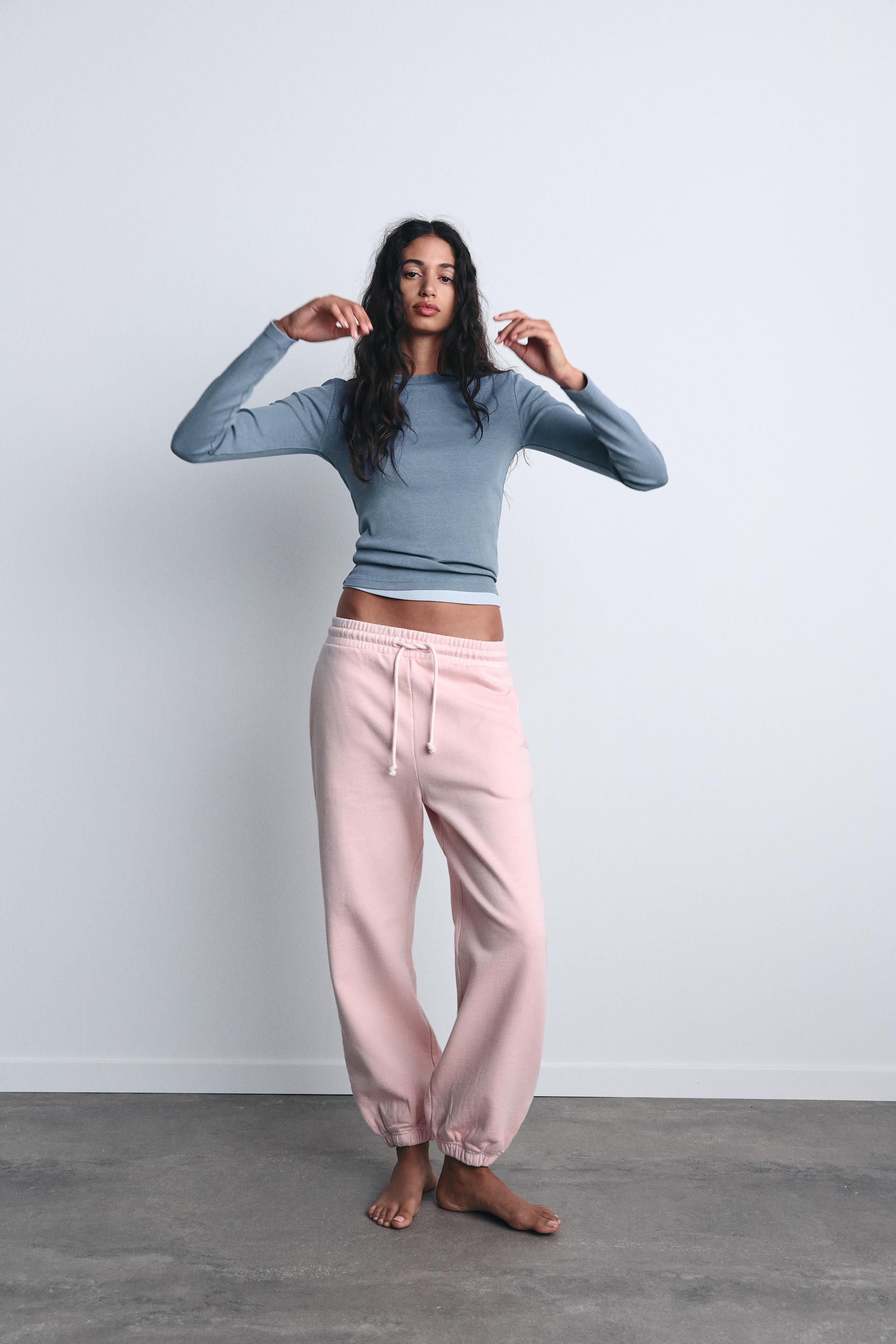 Jogger palo fashion de rosa