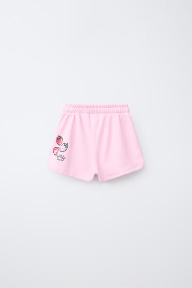 SHORT IMPRIMÉ CINNAMOROLL © SANRIO - Rose de Zara - Image 1