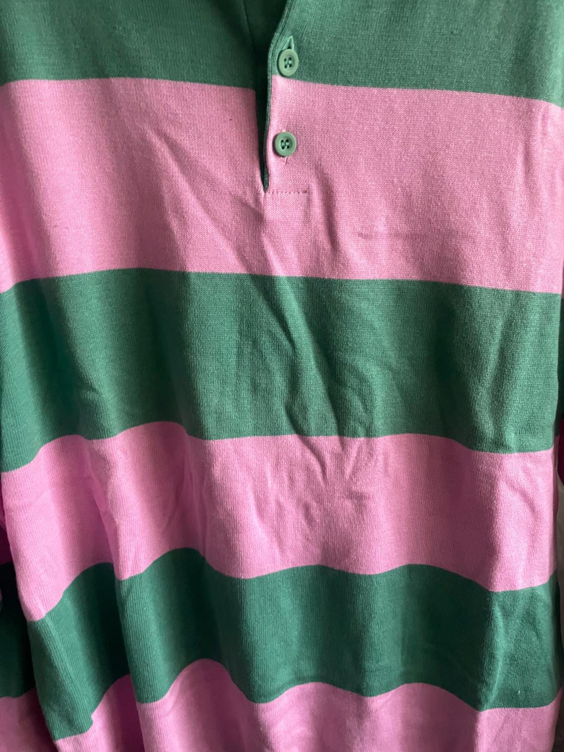 STRIPED POLO SWEATER - Image 2