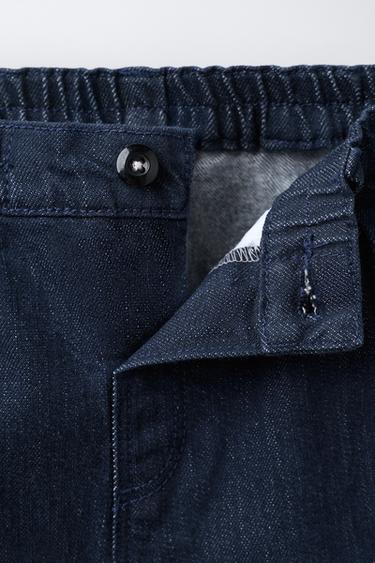 BRUSHED CARGO JEANS - Blue by Zara - Image 2