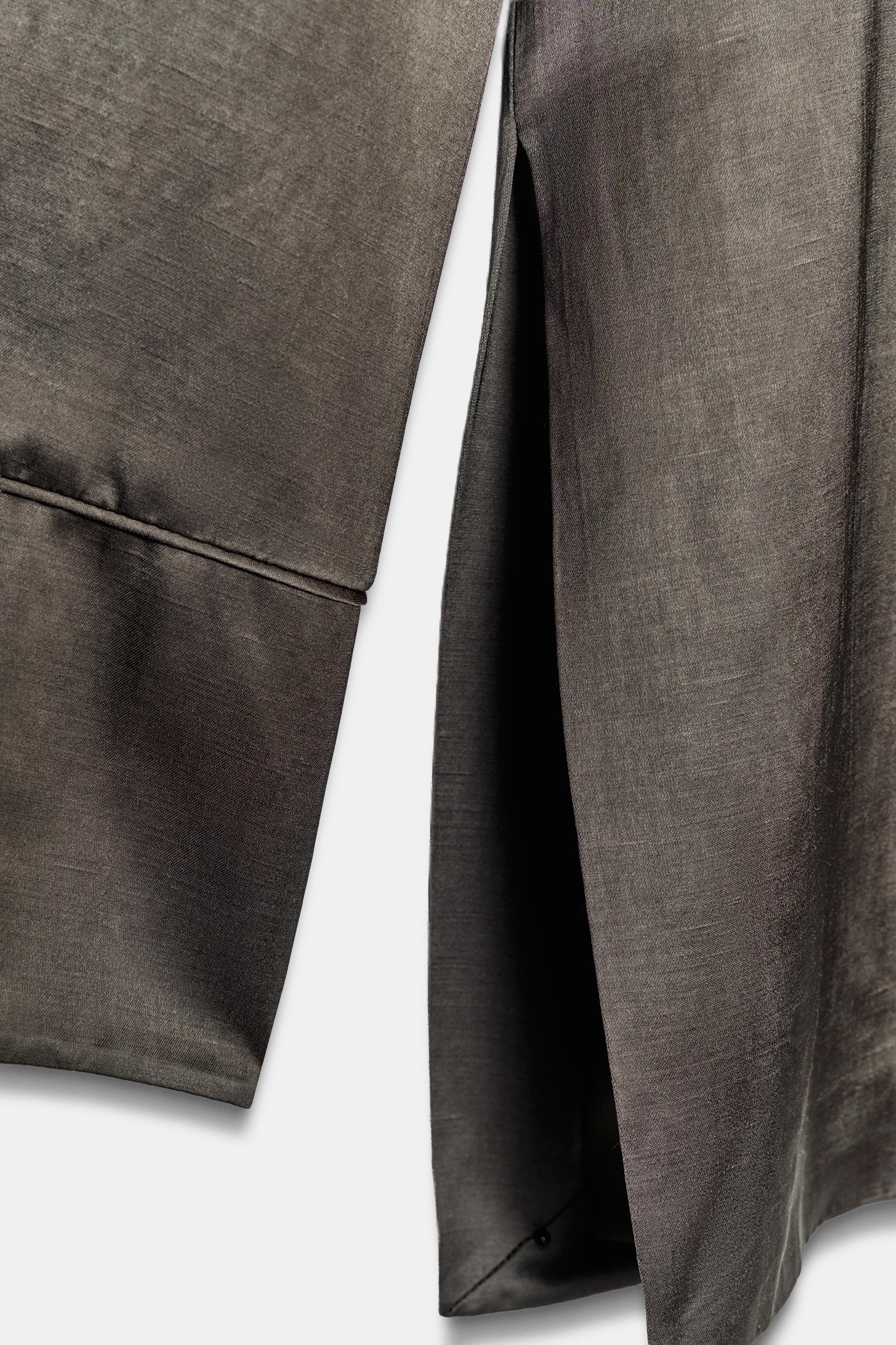 ZW COLLECTION SATIN-FINISH JACKET
