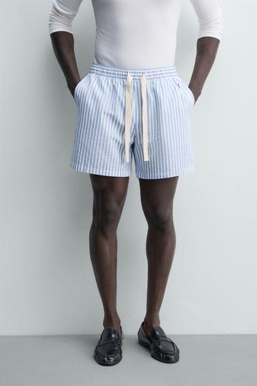 STRIPED SHORTS - Stripes by Zara