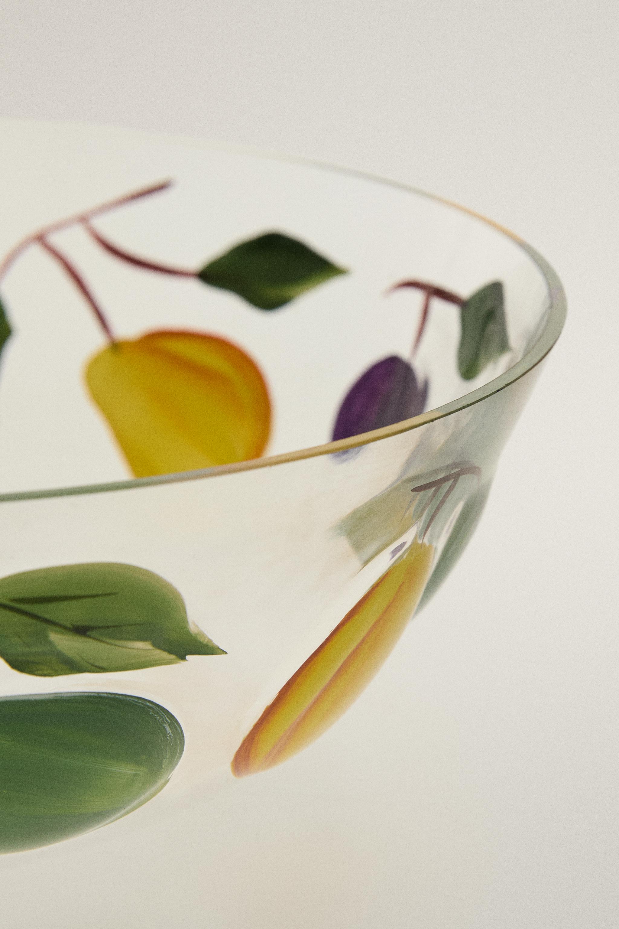 SALADIER VERRE FRUITS