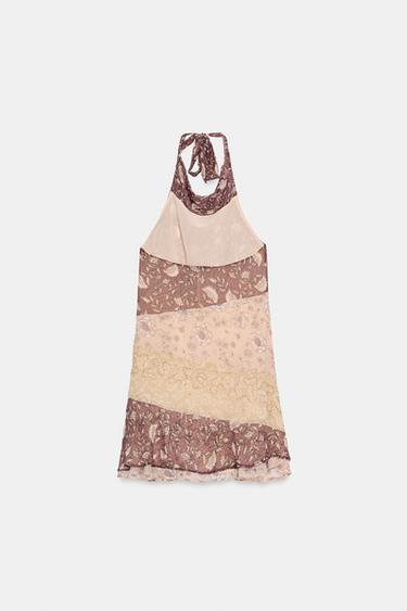 ROBE HALTER IMPRIMÉE FANTAISIE - unique de Zara - Image 6