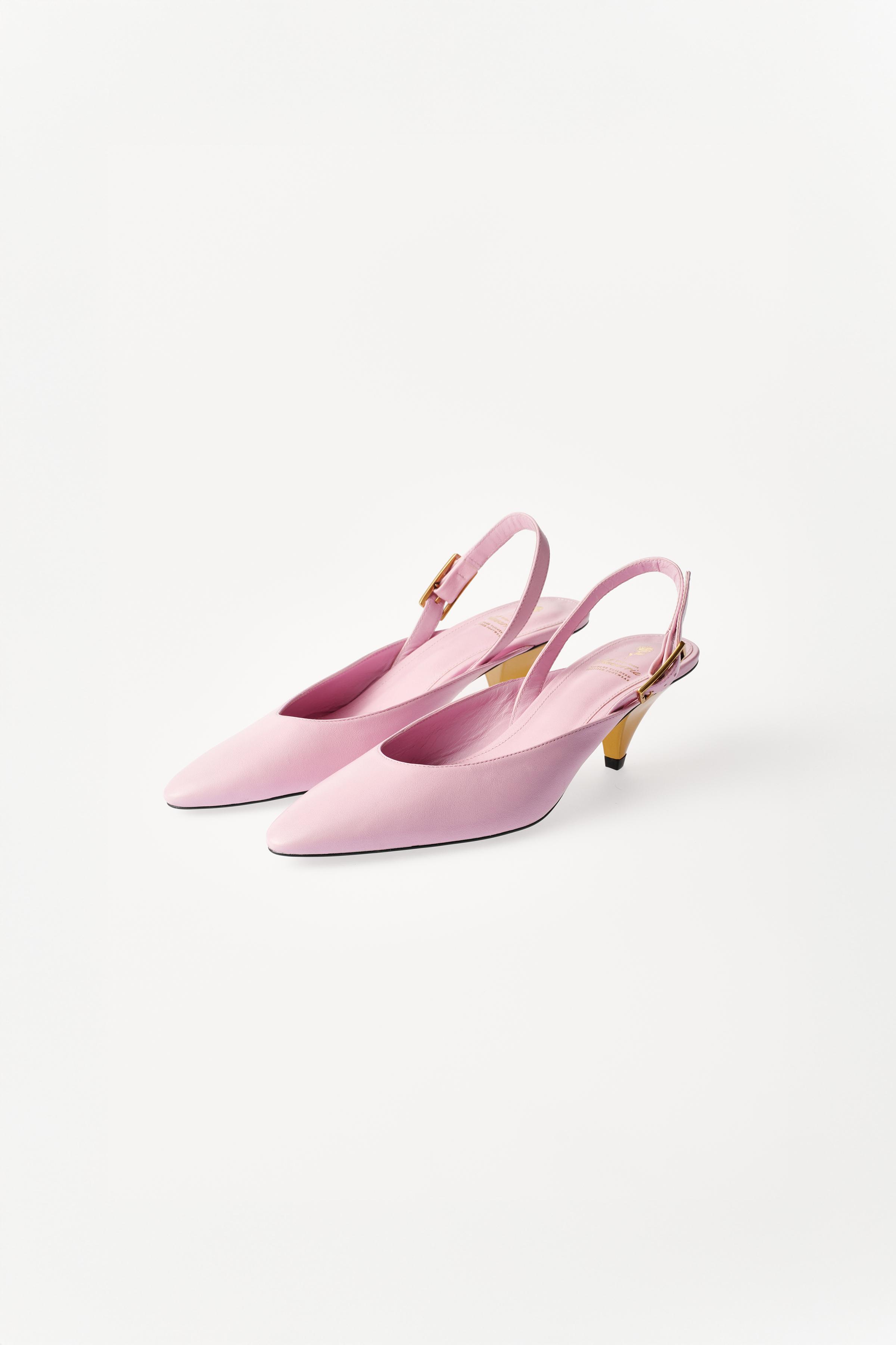 WILLY CHAVARRIA X ZARA LEATHER SLINGBACKS