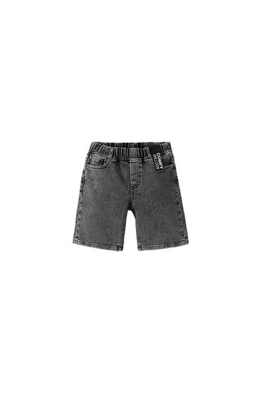 BALLOON COMFY DENIM BERMUDA SHORTS