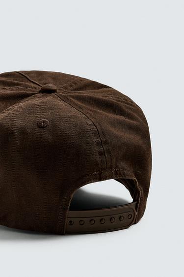 WASHED PRINT CAP - Brown by Zara - Image 6