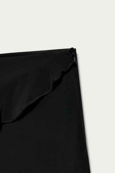 PANTALON À VOLANTS MARISA BERENSON X ZARA - Noir de Zara - Image 3