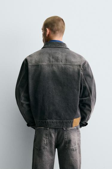 WASHED-EFFECT DENIM JACKET - Grey by Zara - Image 2