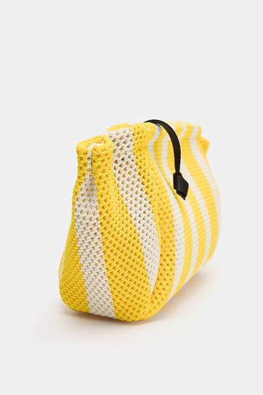 TROUSSE EFFET AJOURÉ - Jaune de Zara - Image 3