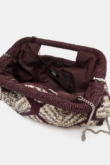 CLUTCH WITH APPLIQUE DETAIL - Multicoloured by Zara - Image 3