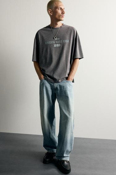 BALLOON FIT JEANS - Blue by Zara