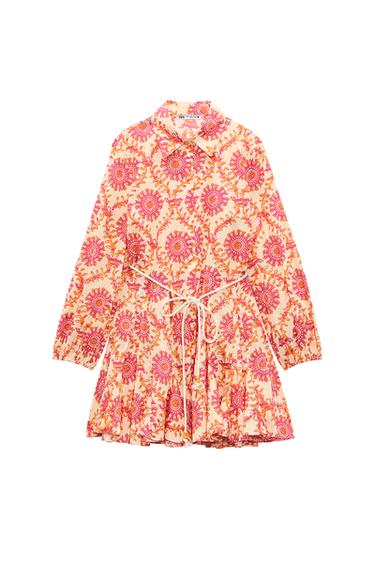 PRINTED MINI DRESS