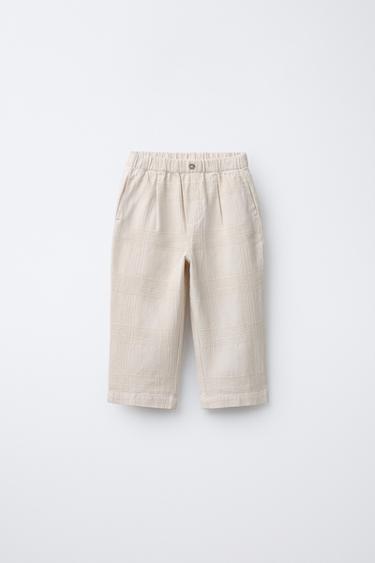 بنطلون هيكلي - خَام الخاص بـ Zara - صورة 0