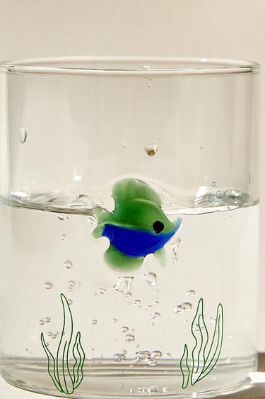 BOROSILICATE FISH TUMBLER - 990 by Zara