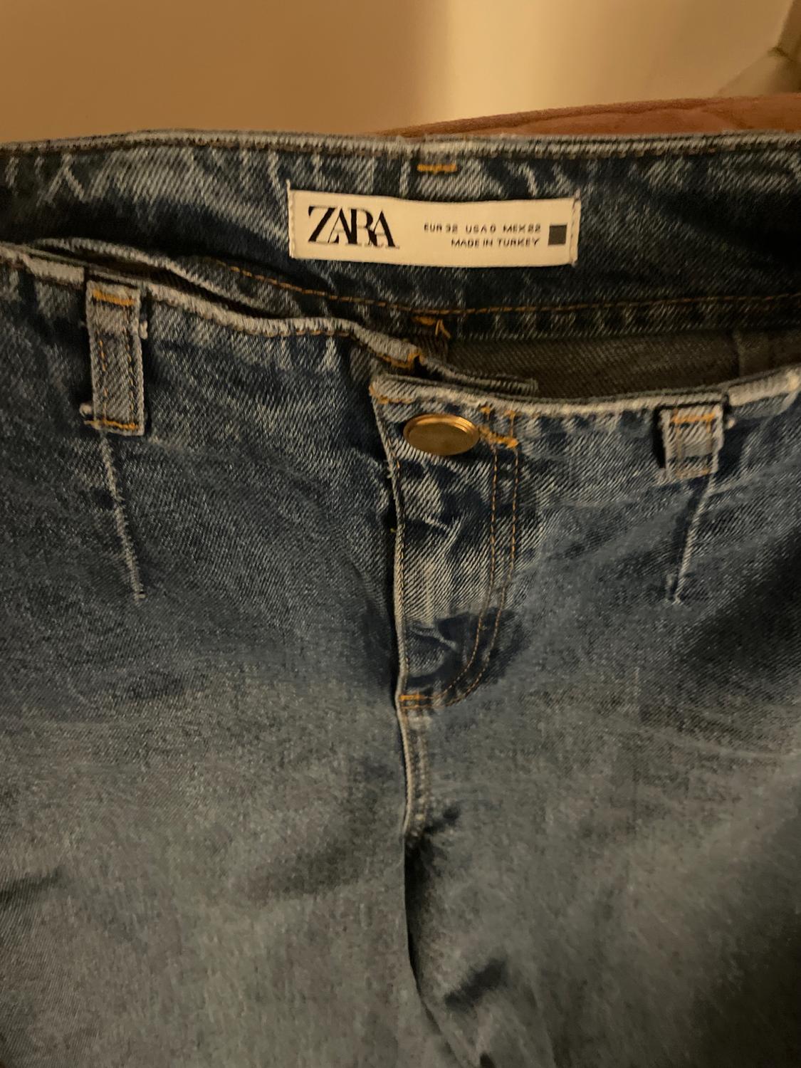 Z1975 WIDE-LEG CROPPED HIGH-WAIST BELTED JEANS - Image 3