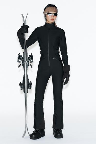 კომბინეზონი WATER RESISTANT WINDPROOF RECCO® TECHNOLOGY SKI COLLECTION - Zara-ს Black - სურათი 0