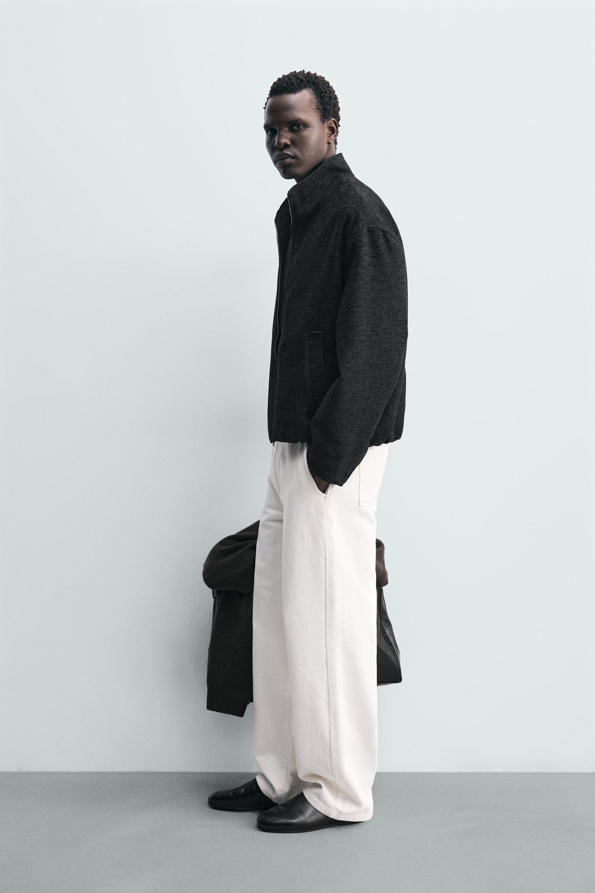 BLOUSON JACQUARD GÉOMÉTRIQUE