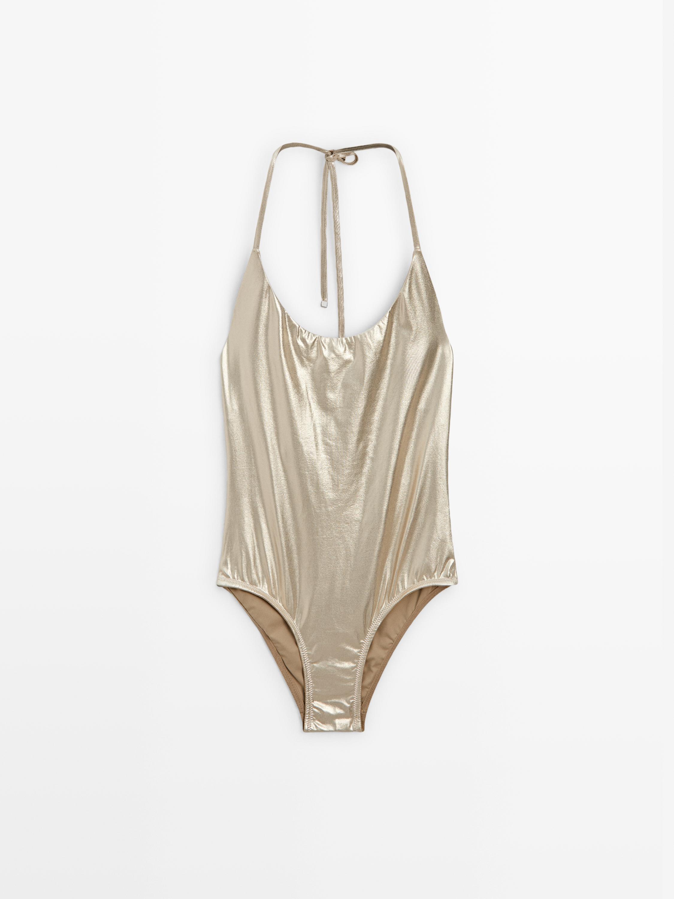 Metallic swimsuit