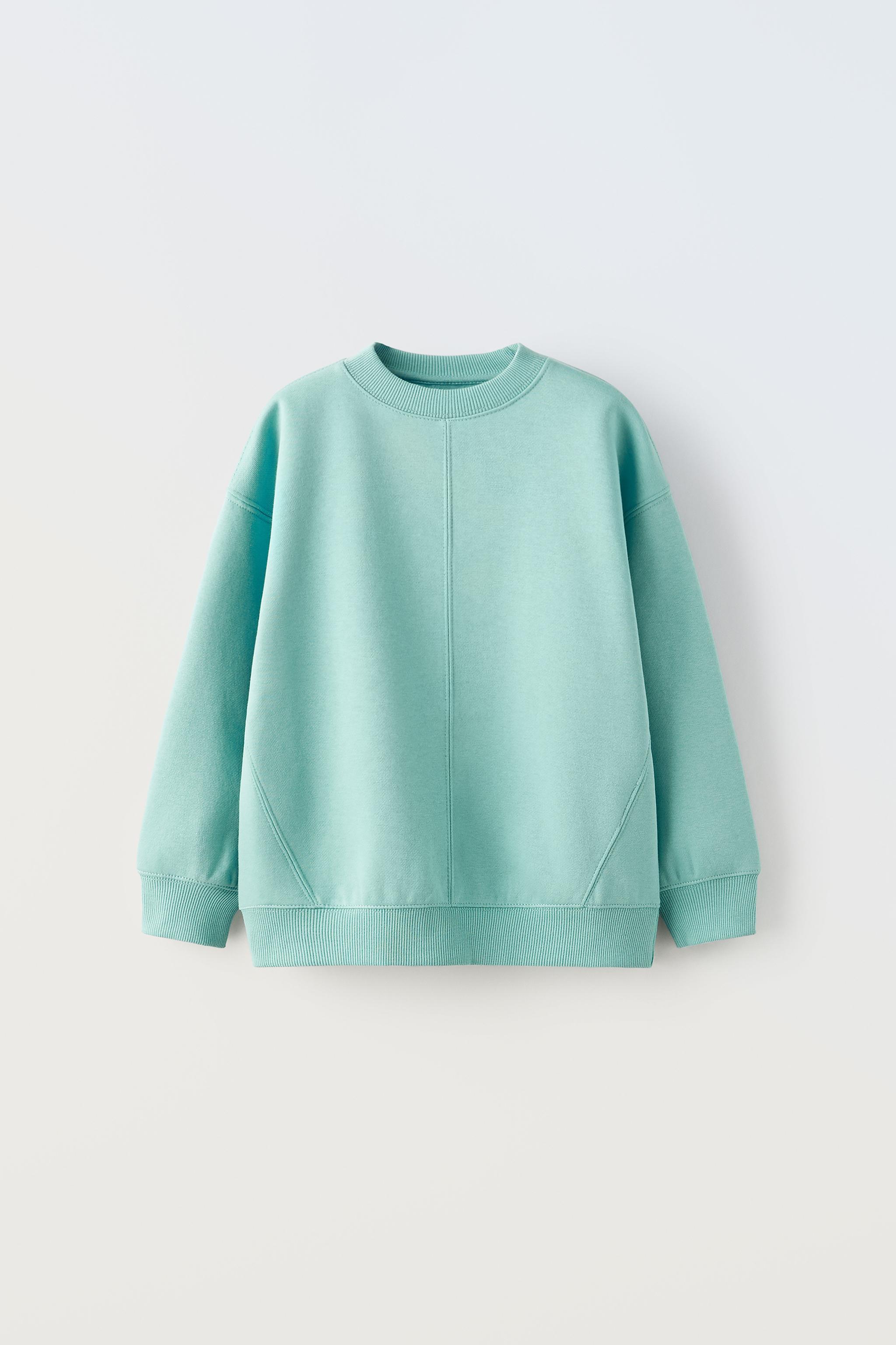 Zara shop green sweatshirt