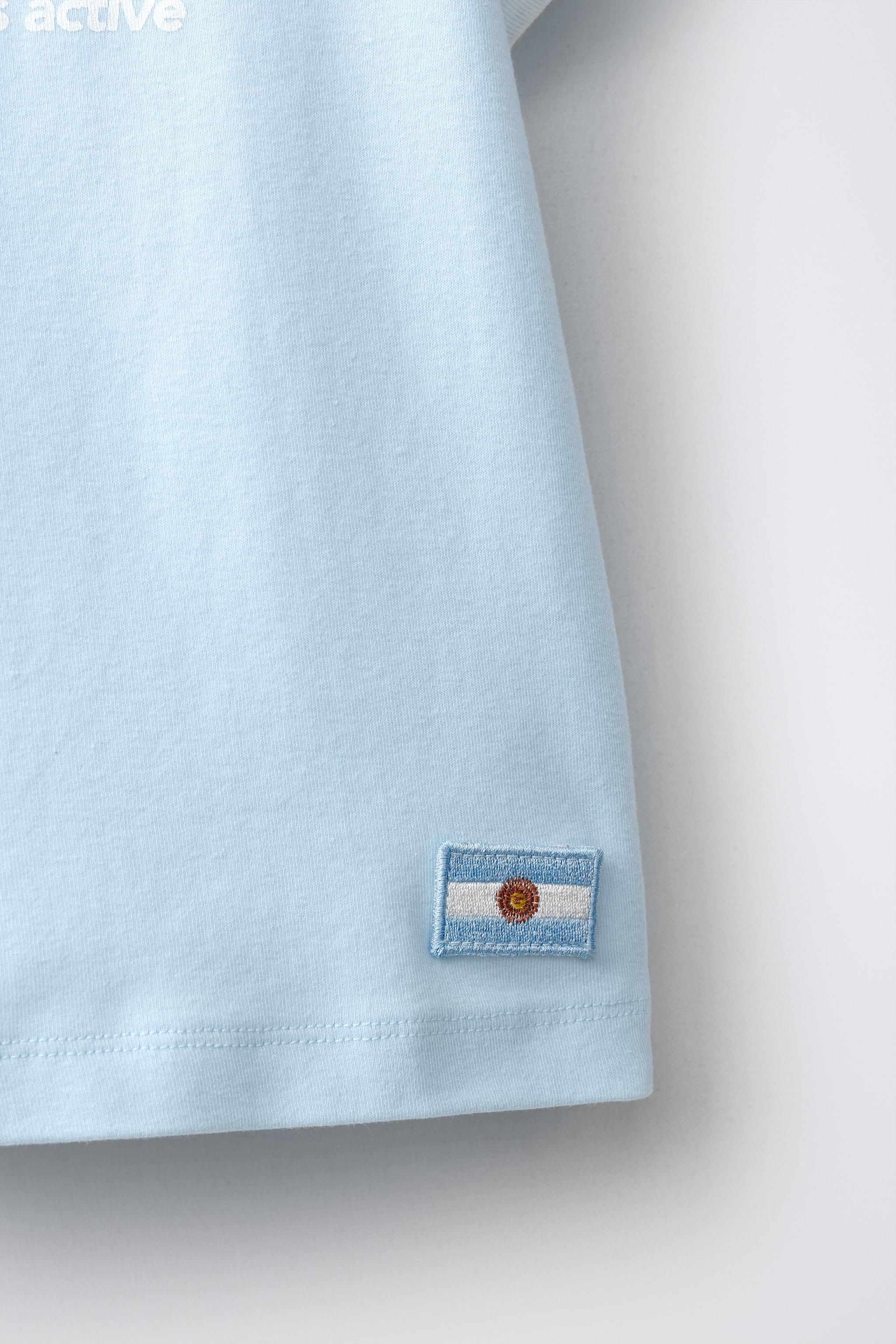 Детские футболки Zara ARGENTINA PRINT T-SHIRT — фото 5