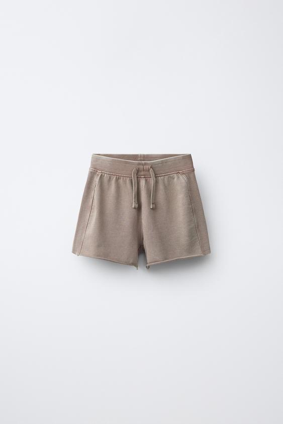 BERMUDA JOGGING EFECTO LAVADO - Caldero de Zara - Imagen 0