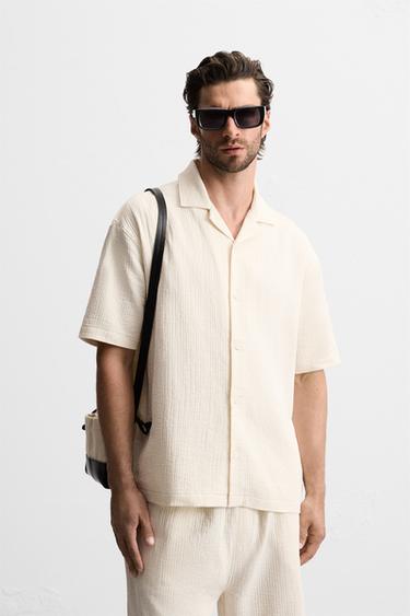 CAMISA ESTRUCTURA - Crudo de Zara