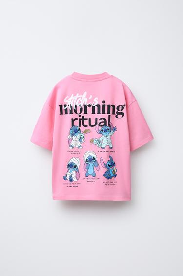 LILO & STITCH © DISNEY PRINT T-SHIRT - Pink by Zara - Image 1