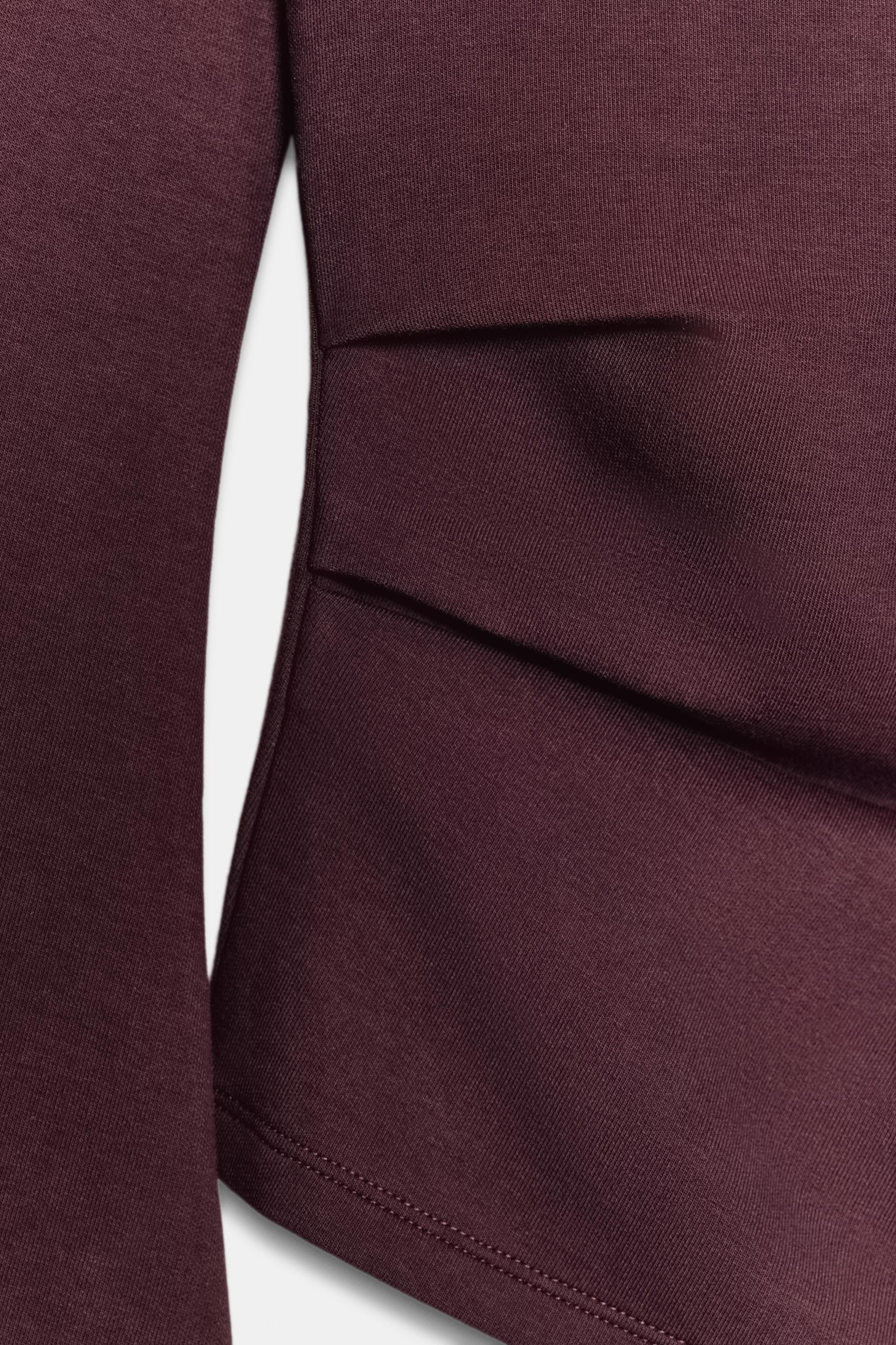 INTERLOCK LONG SLEEVE TOP
