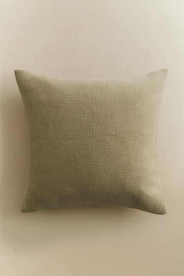 KISSENBEZUG CHENILLE - Hellgrün von Zara