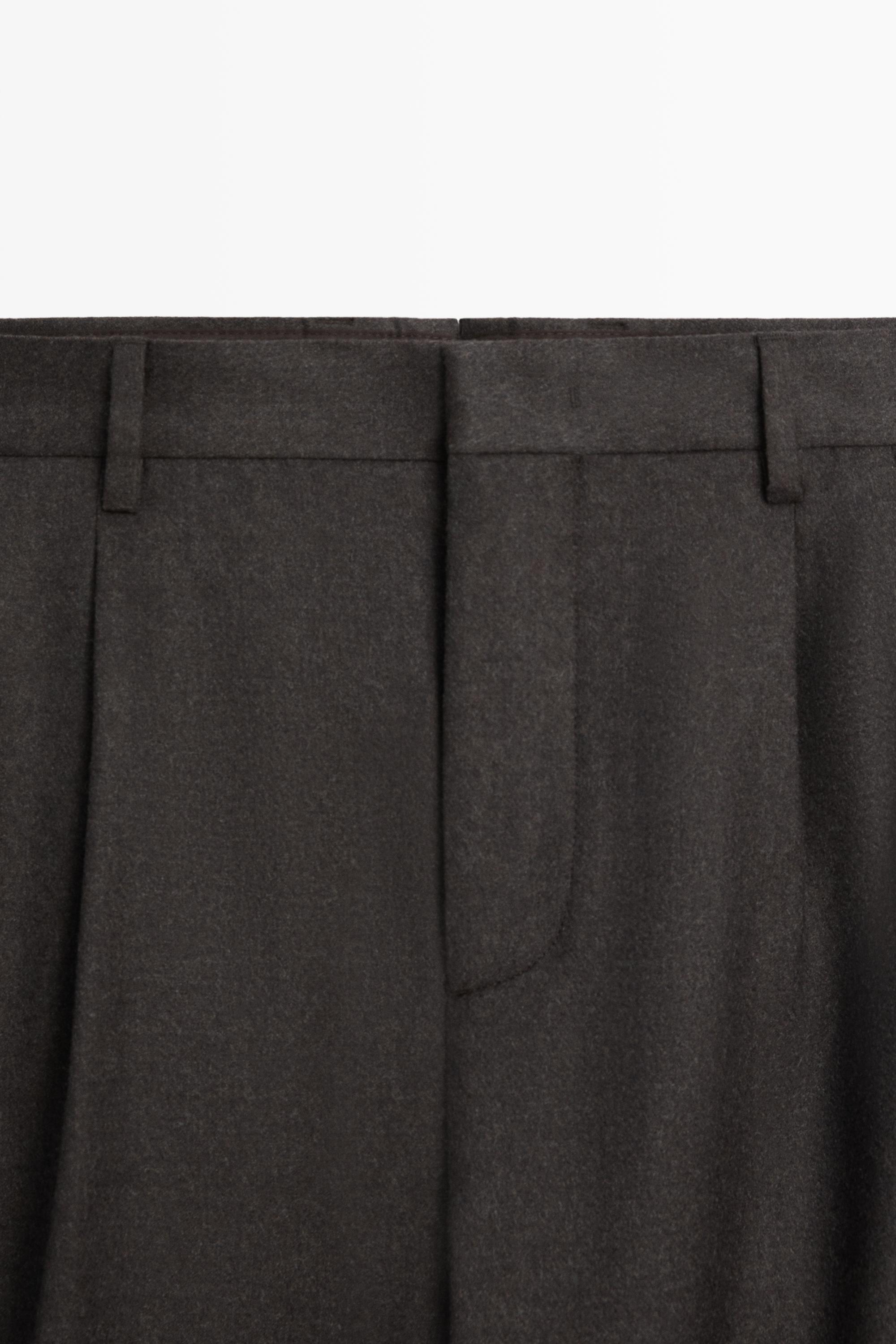 100% wool suit pants