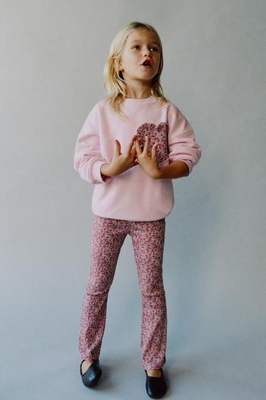 ENSEMBLE SWEAT ET LEGGING FLARE IMPRIMÉ - Lilas clair de Zara - Image 5