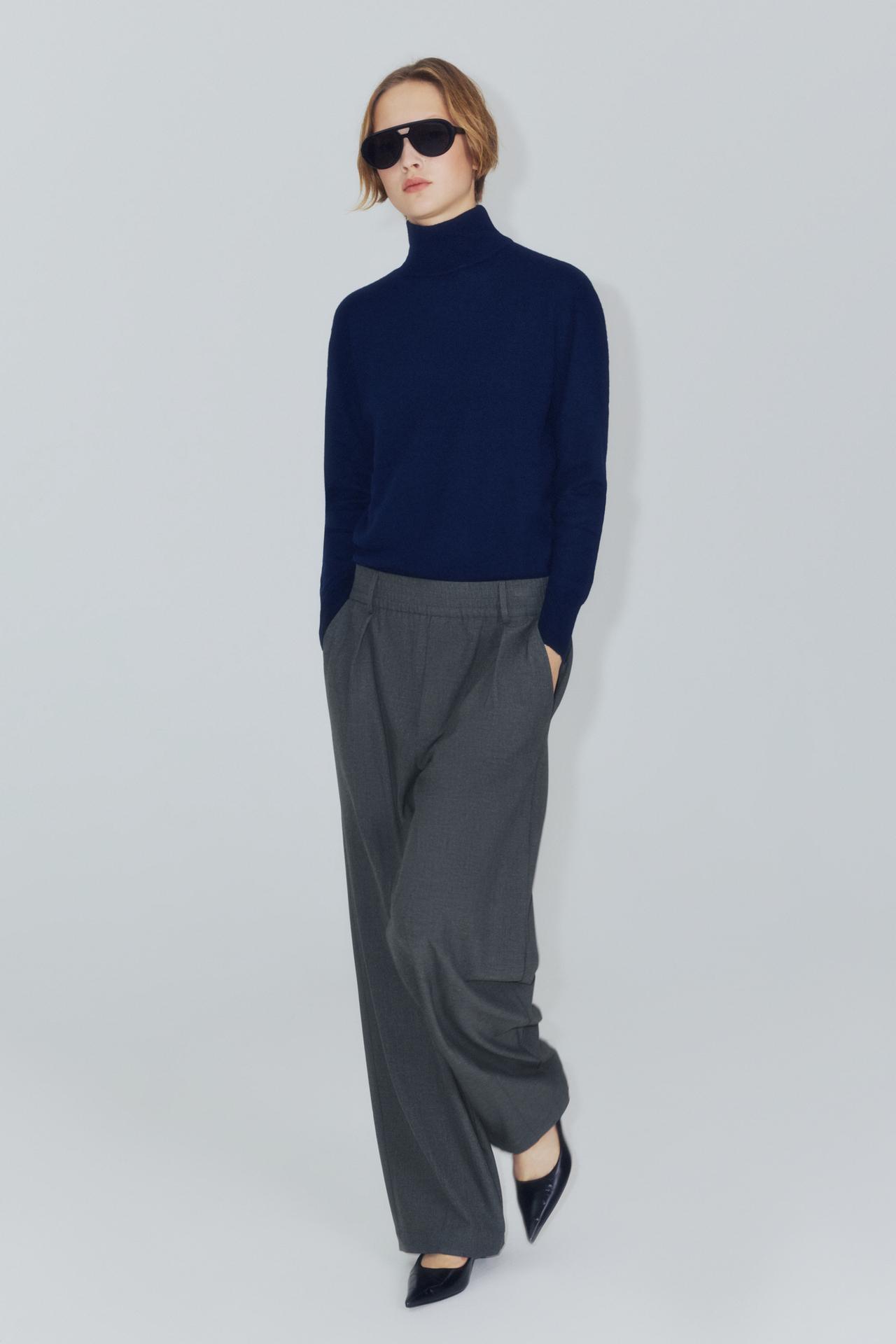 БРЮКИ С ЭЛАСТИЧНЫМ ПОЯСОМ ZW COLLECTION
