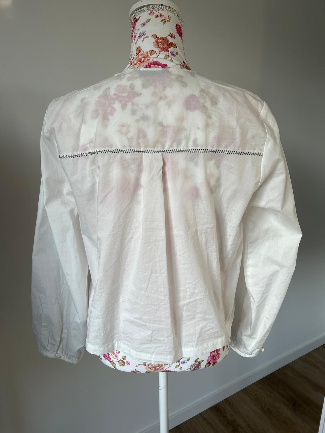 POPLIN BLOUSE WITH TIES - Image 2