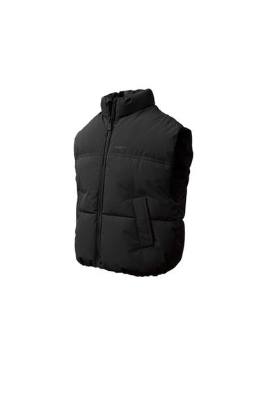 WATER REPELLENT PADDED VEST — Black 2