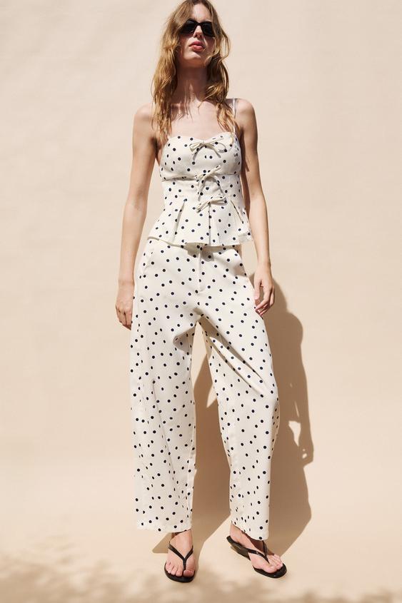 POLKA DOT TOP AND TROUSERS SET -  by Zara - Image 0