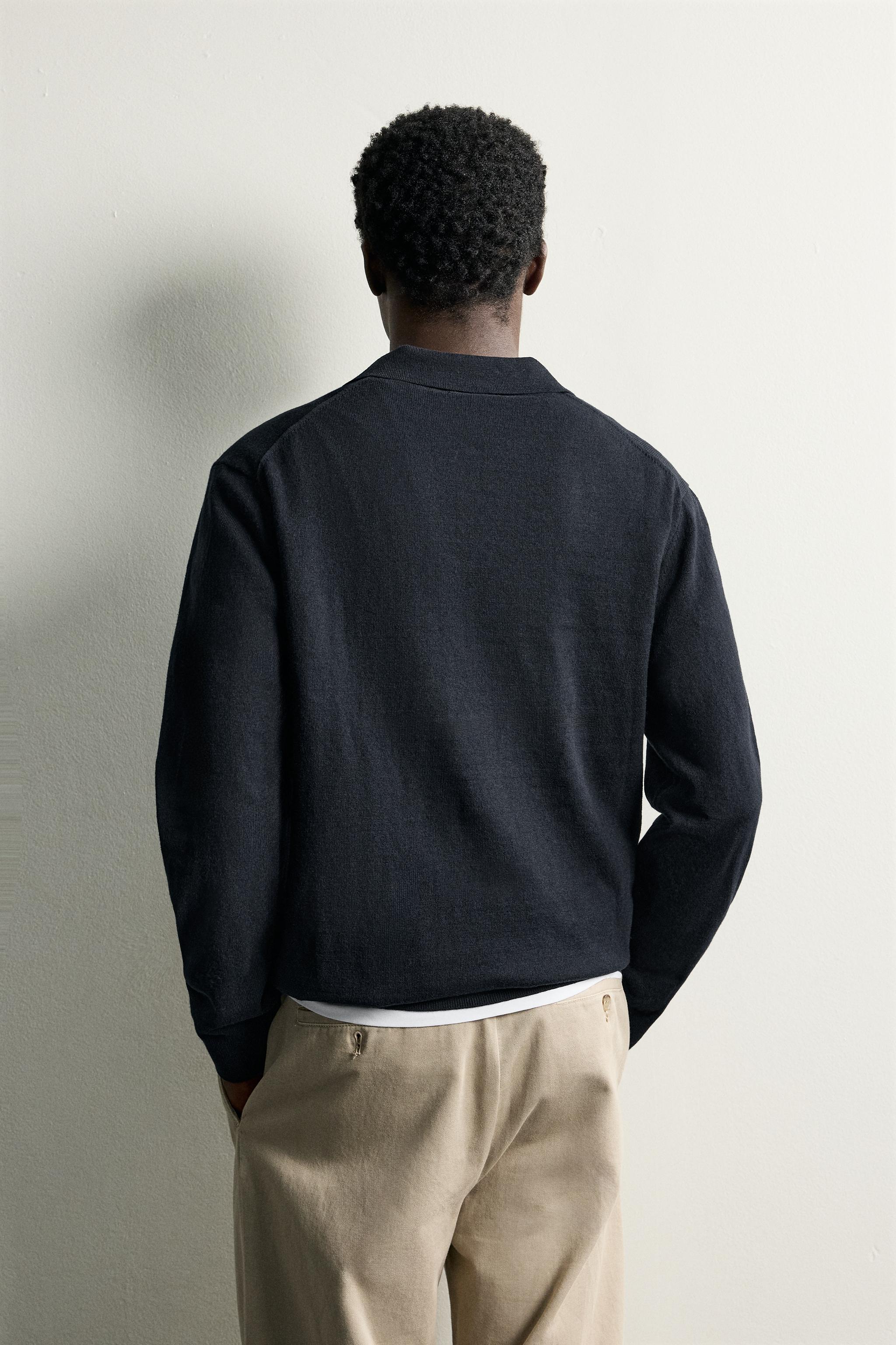 COTTON-BLEND REGULAR FIT KNIT POLO