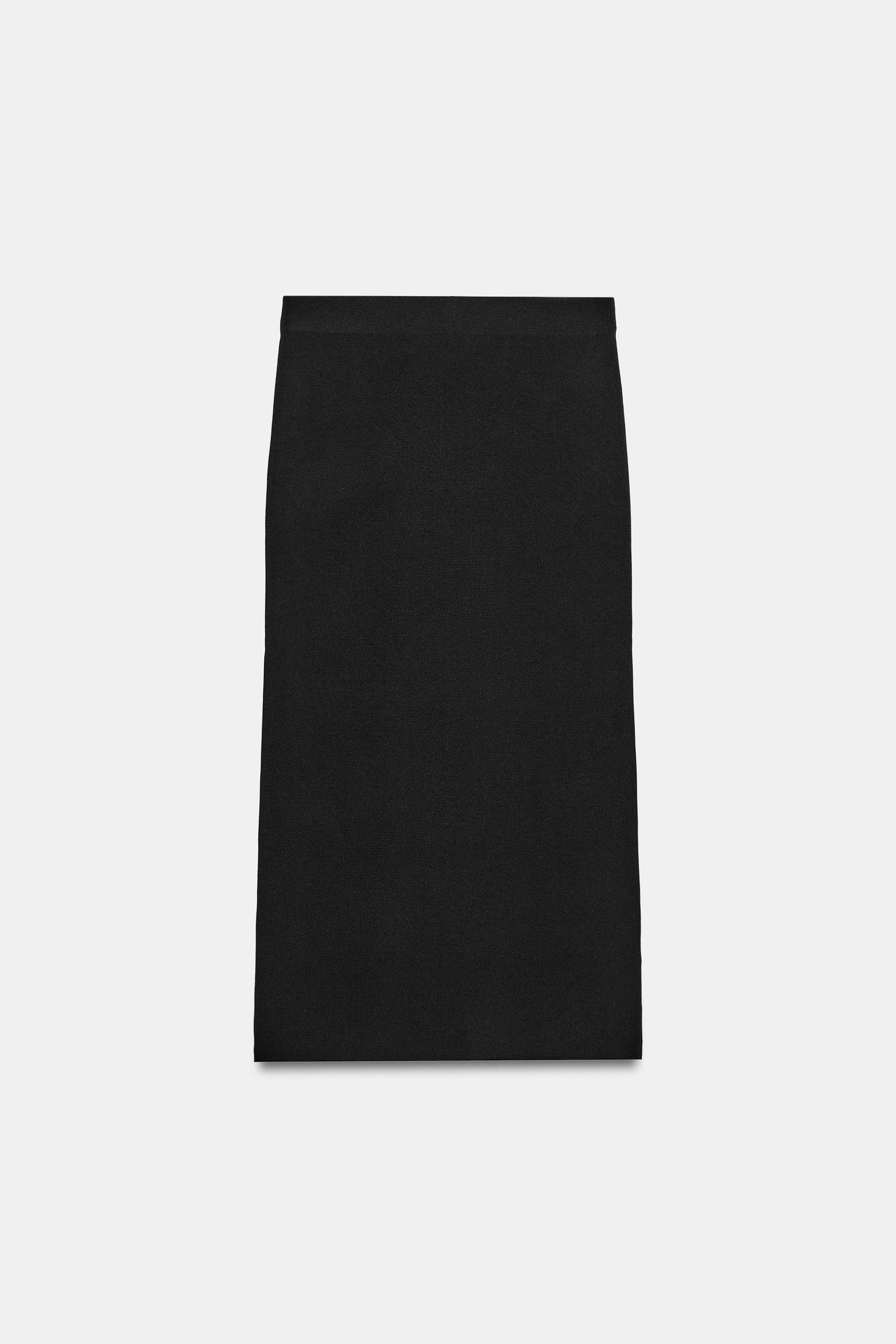 KNIT MIDI SKIRT