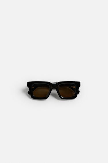 SQUARE SUNGLASSES - Brown by Zara - Image 6
