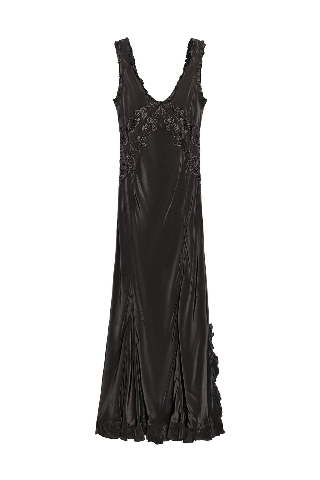EMBROIDERED LONG DRESS ZW COLLECTION - image 3
