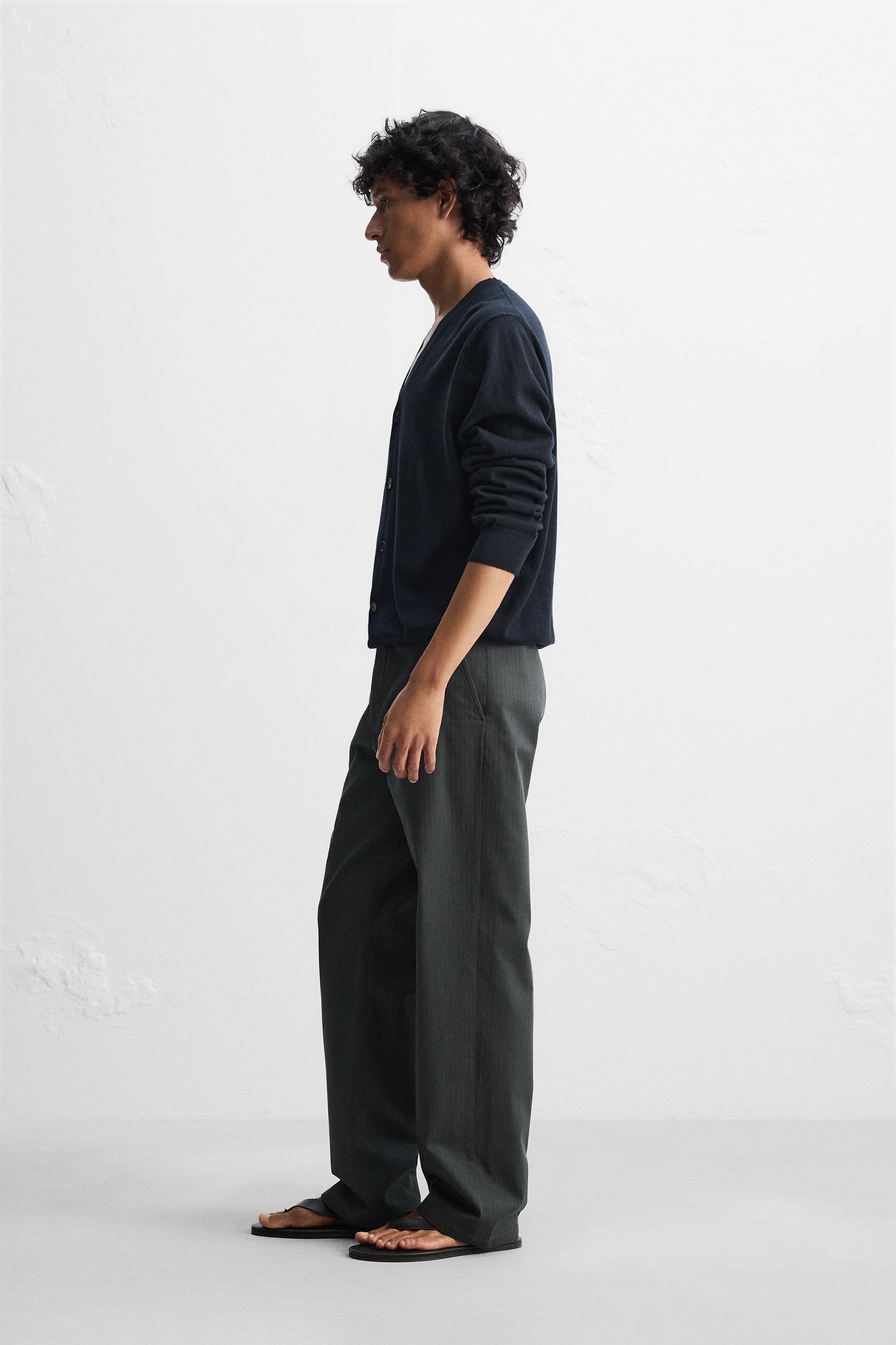 リラックスフィットスーツパンツ - カーボングレー | ZARA Japan