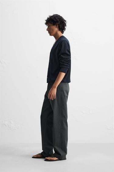 PANTALON DÉCONTRACTÉ COSTUME - Gris anthracite de Zara - Image 3