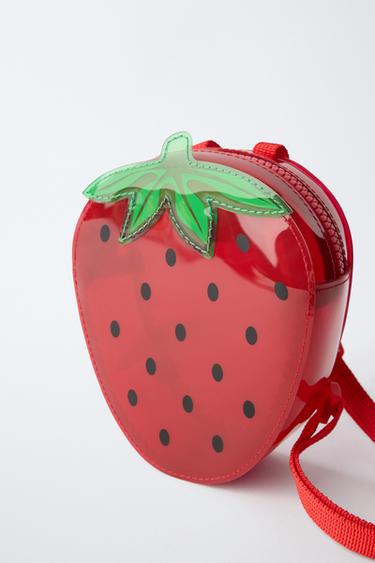 STRAWBERRY VINYL BACKPACK - Red by Zara - Image 2
